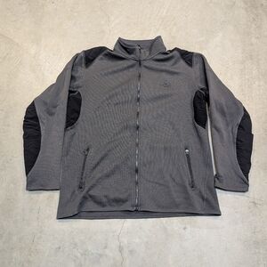 The North Face TKA Stealth Full Zip Fleece Jacket Gray